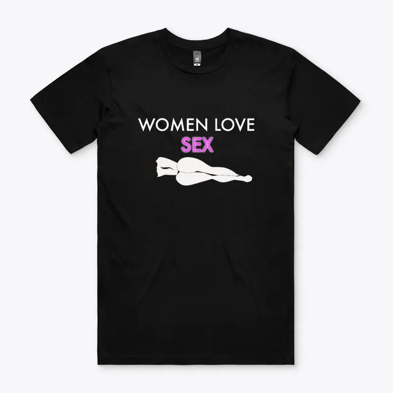 WOMEN LOVE SEX - WHITE LTRS